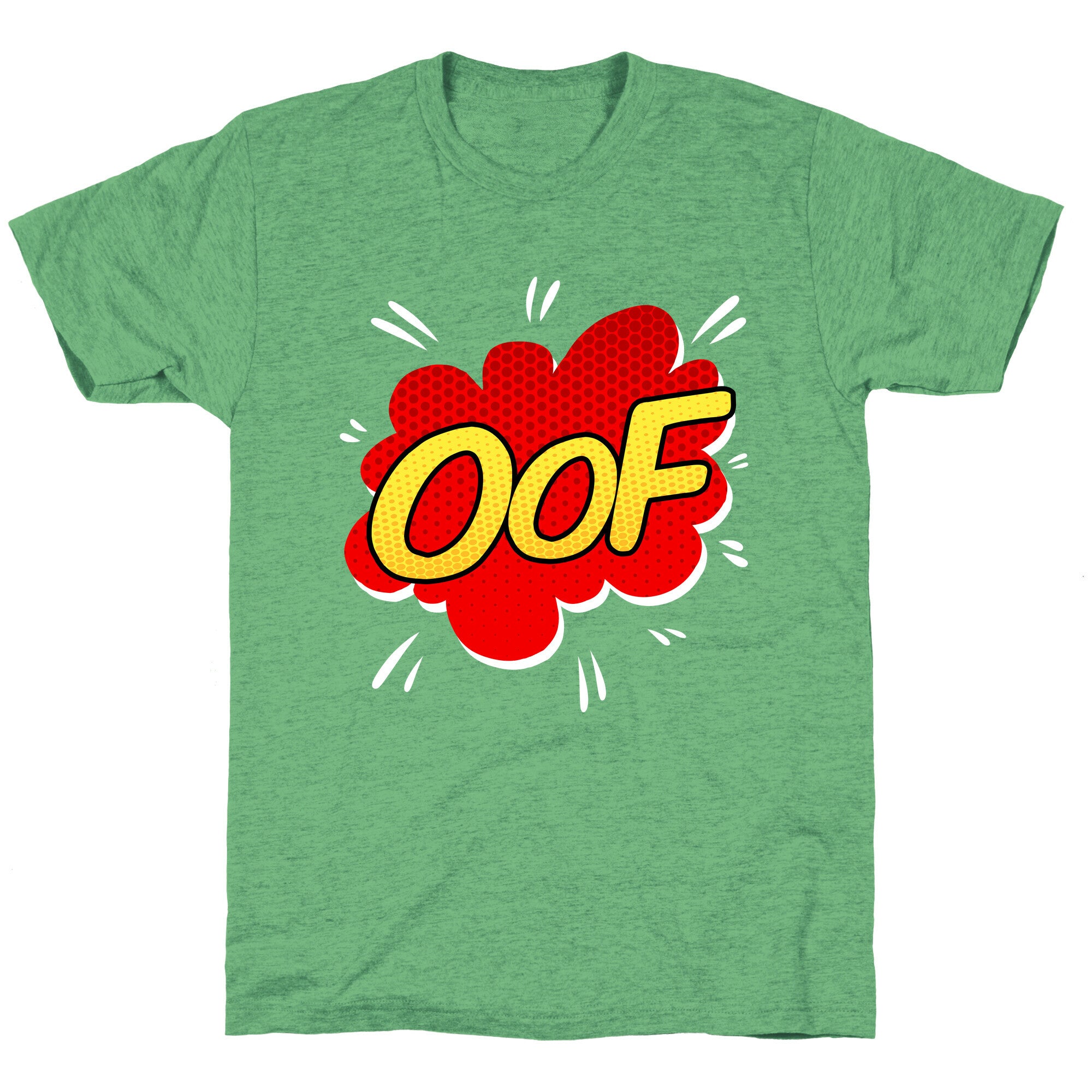 OOF Comic Sound Effect Unisex Triblend Tee